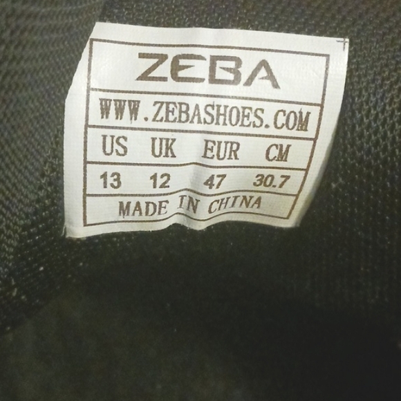 ZEBA "Steel Onyx" The Ultimate Slip On Comfort Shoe in Size 13 - Picture 9 of 10